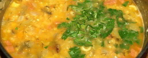 Шаг 10: чечевичной похлебки с овощами и пепперони