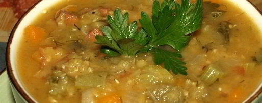 Шаг 11: чечевичной похлебки с овощами и пепперони