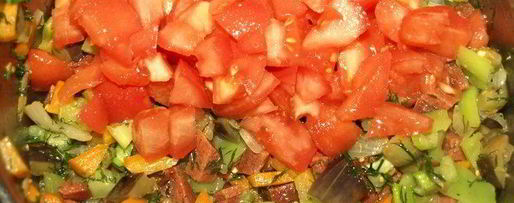 Шаг 7: чечевичной похлебки с овощами и пепперони