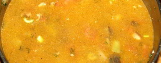 Шаг 9: чечевичной похлебки с овощами и пепперони