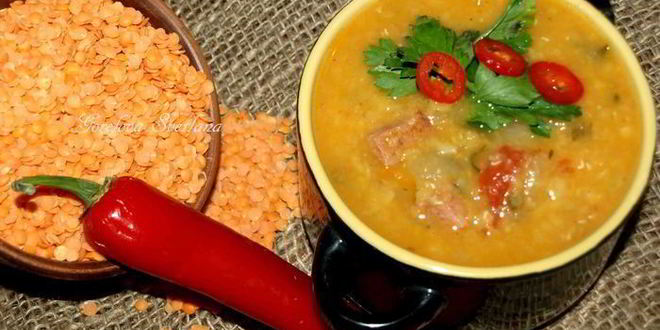 Рецепт чечевичной похлебки с сальчичоном