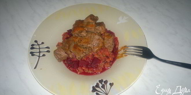 Рецепт чечевичной похлебки со свеклой, луком и горчицей