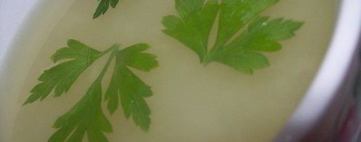 Шаг 2: чесночной похлебки с сырно-куриными тостами