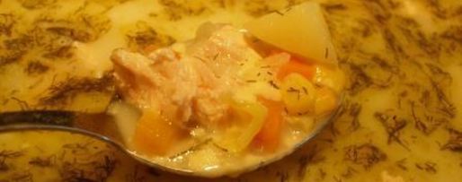 Шаг 2: финской похлебки с кукурузой