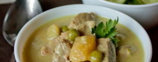 Шаг 8: густой похлебки из баранины в кокосовом молоке