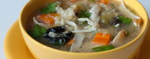 Шаг 8: густой похлебки с курицей и пореем