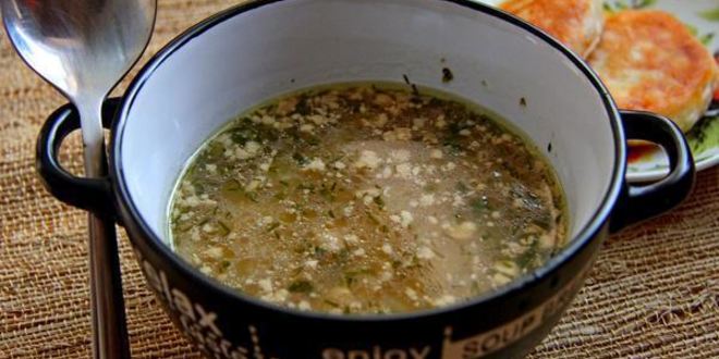 Рецепт куриной похлебки с грецкими орехами