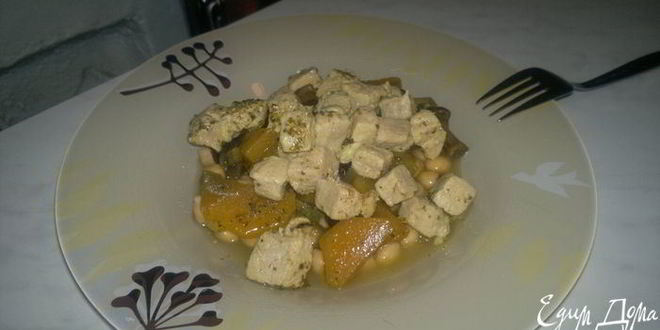 Рецепт нутовой похлебки со свининой и тыквой