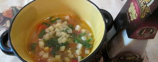 Шаг 2: осенней похлебки с сыром джюгас