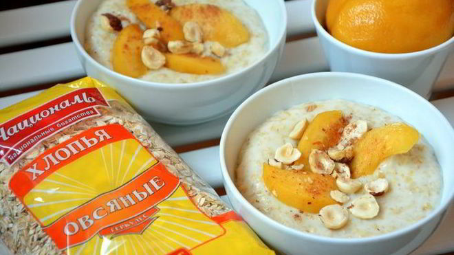 Рецепт Овсяной каши детской Похлебкин ВВ