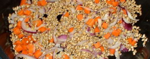 Шаг 2: похлебки из перловой крупы с индейкой