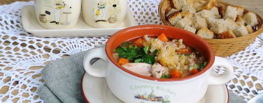 Шаг 6: похлебки из перловой крупы с индейкой