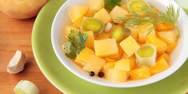 Рецепт похлебки из репы с пореем и чесноком