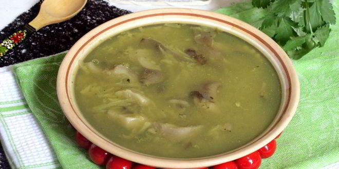 Рецепт похлебки по-михайлову из вешенок и картофеля