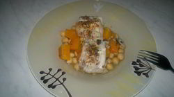 Рецепт Рыбной похлебки с треской, нутом и тыквой