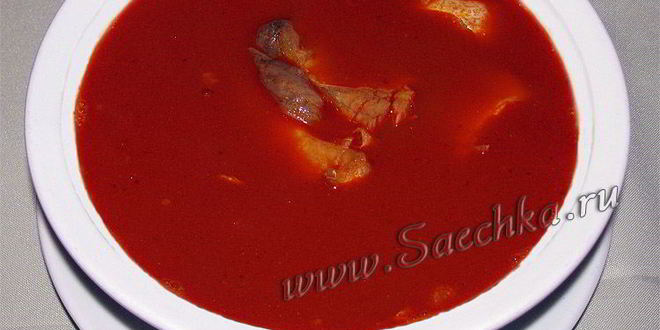 Рецепт рыбной венгерской похлебки халасли