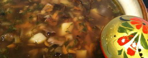 Шаг 6: сытной постной похлебки с грибами и фасолью