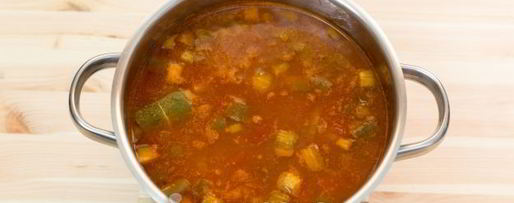 Шаг 12: постного супа с баклажанами и нутом