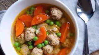 Рецепт Прозрачного супа с фрикадельками
