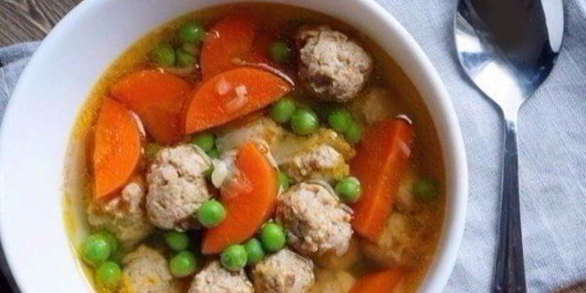 Рецепт прозрачного супа с фрикадельками