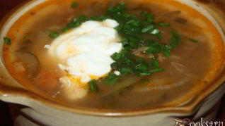 Рецепт Необычного рассольника с пшеничной крупой