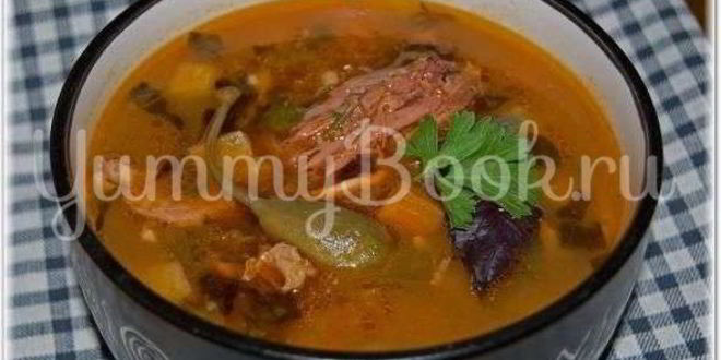 Рецепт рассольника из индейки с перловкой