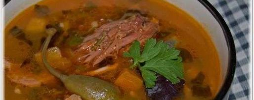 Шаг 16: рассольника из индейки с перловкой