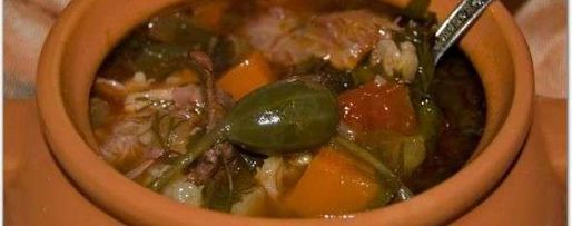 Шаг 18: рассольника из индейки с перловкой