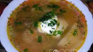 Рецепт Рассольника из свежих огурцов