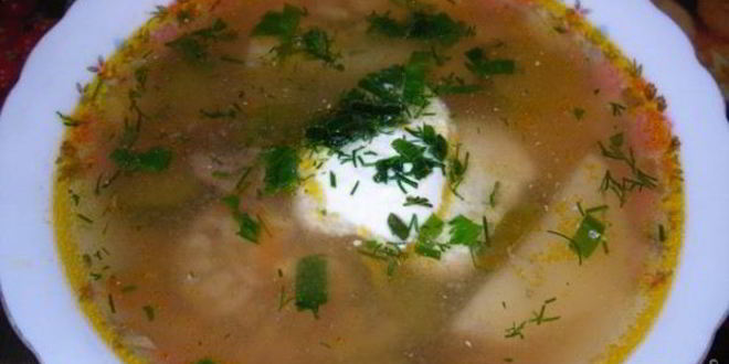 Рецепт рассольника из свежих огурцов