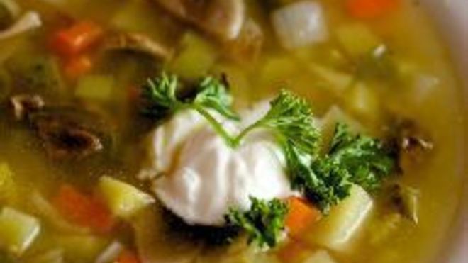Рецепт Рассольника на грибном бульоне