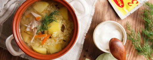 Шаг 6: рассольника на курином бульоне с булгуром