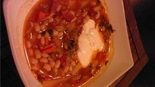 Рецепт Рассольника с фасолью и беконом