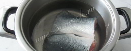 Шаг 2: рассольника с форелью