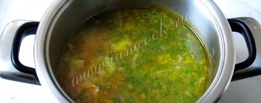 Шаг 9: рассольника с форелью