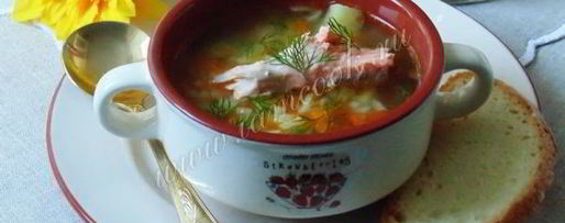 Шаг 10: рассольника с форелью