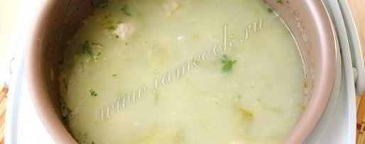 Шаг 9: рассольника с фрикадельками в мультиварке