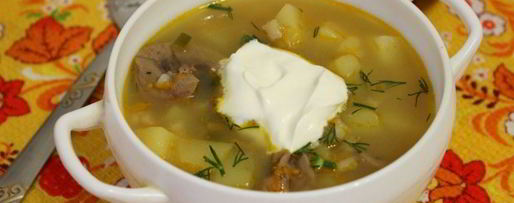 Шаг 6: рассольника с говяжьими почками