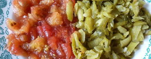 Шаг 1: рассольника с консервированной фасолью и солеными помидорами