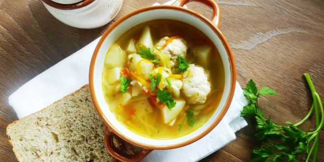 Рецепт рассольника с куриными фрикадельками