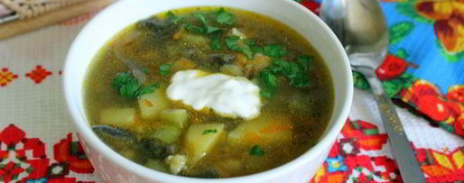 Шаг 8: рассольника с лесными грибами в мультиварке