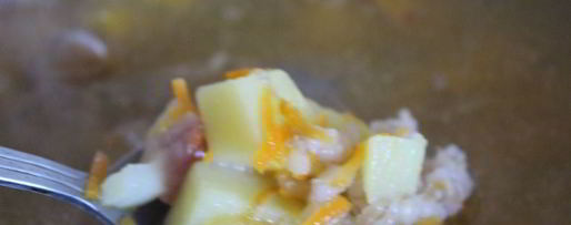 Шаг 4: рассольника с маслятами и ветчиной