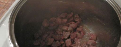 Шаг 5: рассольника с перловкой и почками в мультиварке