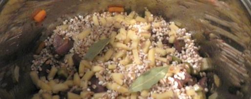 Шаг 7: рассольника с перловкой и почками в мультиварке