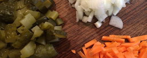 Шаг 2: рассольника с перловкой