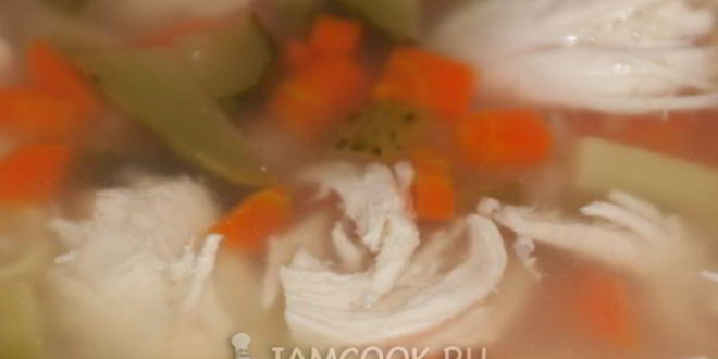 Рецепт рассольника с рисом и куриной грудкой