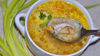 Рецепт Рассольника с рисом классический