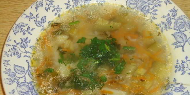 Рецепт рассольника с рисом вегетарианский