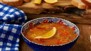 Рецепт Рассольника с рисом