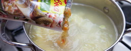 Шаг 7: рассольника с рыбой и перловой крупой